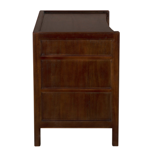 Hampton Side Table Hand Rubbed Brown