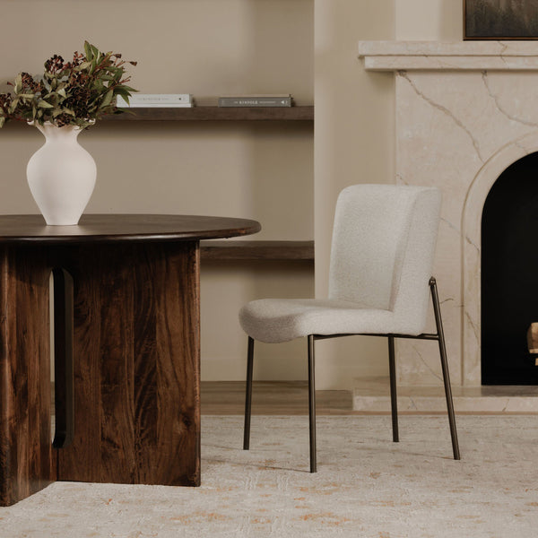 Moe's Stanley Dining Table Dark Brown Mango Wood