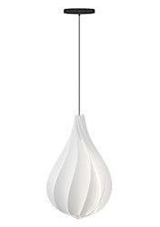 Alva Hardwired Pendant with Black Cord