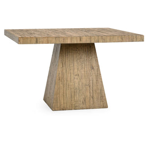 Montana Solid Wood Dining Table with Pedestal Base
