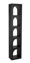 C-Series Aqueduct Bookcase in Matte Black Industrial Steel