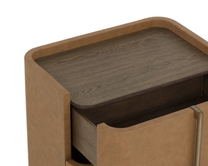 JAMILLE NIGHTSTAND - SMALL - COGNAC