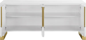 Damon Sideboard/Buffet In White Lacquer