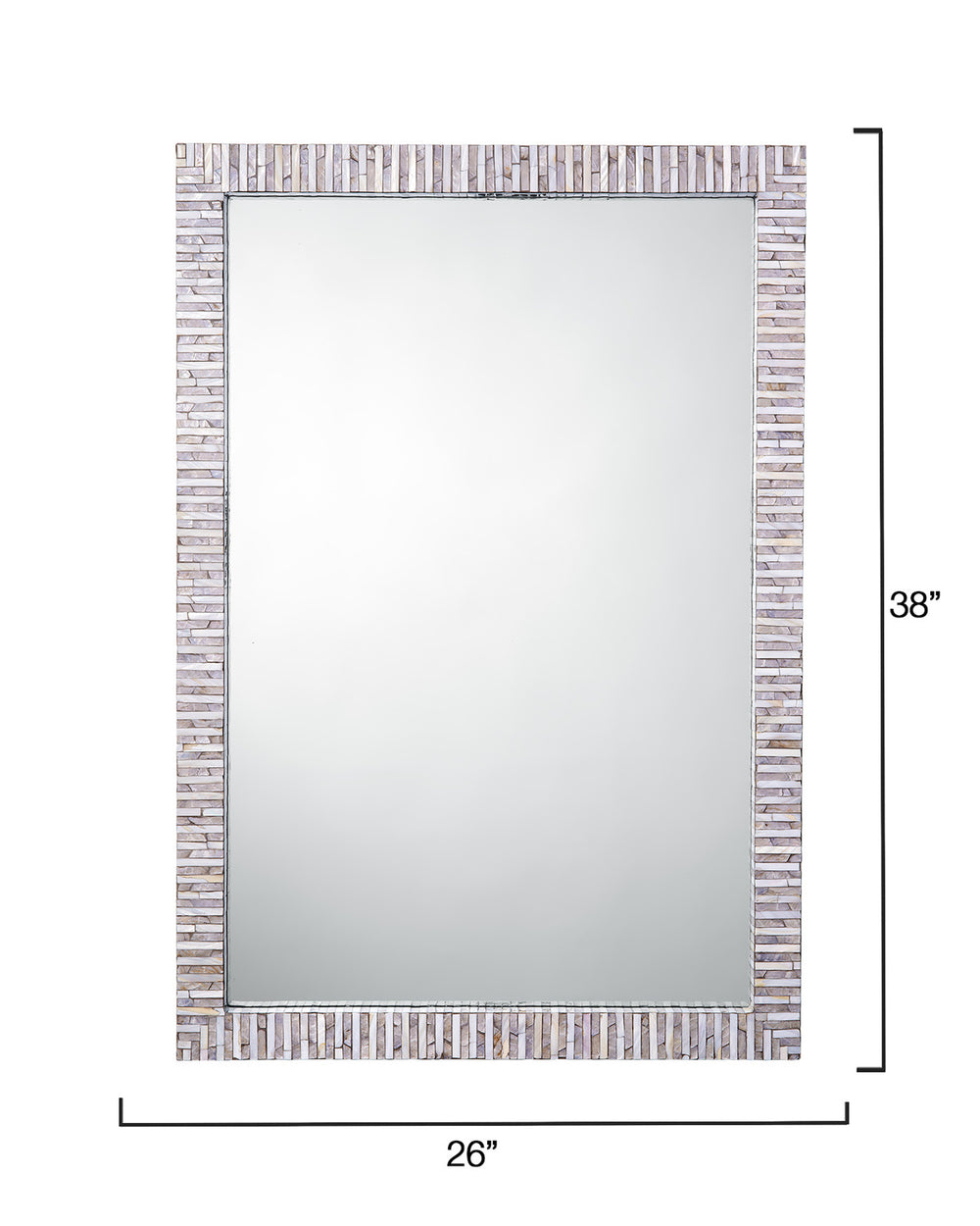 Marmont Mother of Pearl Rectangle Wall Mirror