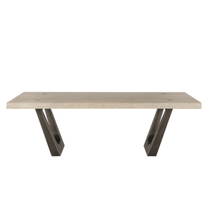 Kelso Solid Wood 94" Dining Table - White