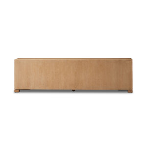 Ramos Media Console in Bleached Oak'