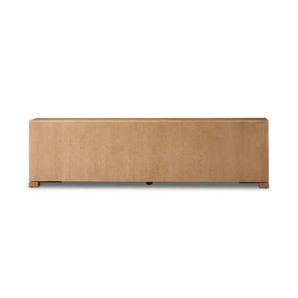 Ramos Media Console in Bleached Oak'