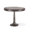 Steampunk 48-Inch Round Marble and Cast Iron Table
