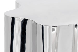 DAHLIA SIDE TABLE - STAINLESS STEEL