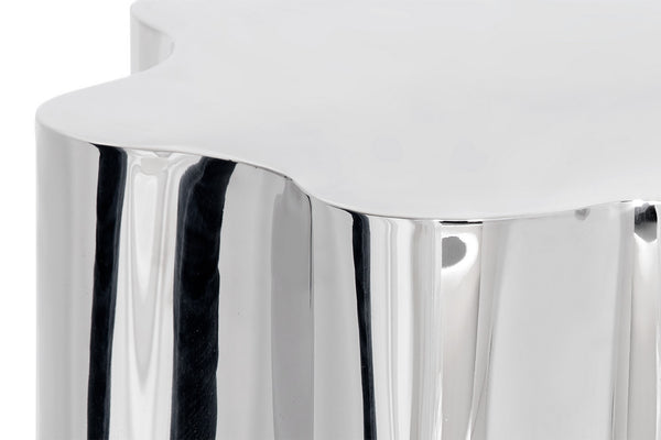 DAHLIA SIDE TABLE - STAINLESS STEEL