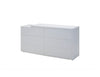 Extension for Vex in matte white