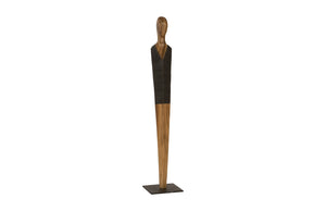 Vested Male Sculpture, Natural/Black Copper, MD