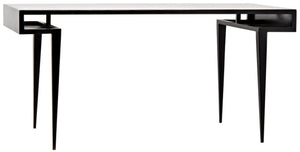 Stiletto Desk, Black Steel