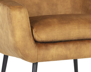 ALETTA LOUNGE CHAIR - NONO TAPENADE GOLD