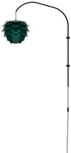 Aluvia Mini 1-Light Wall Lamp in Forest with Black Wall Hanger