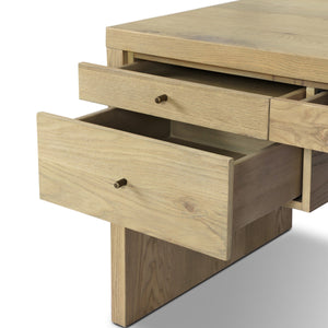 Torrington Desk - Sandy Oak Resawn