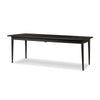 Harper Extension Dining Table - Black Mango Veneer