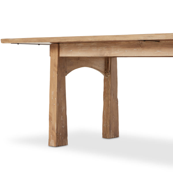 Clanton Dining Table In Aged Light Pine