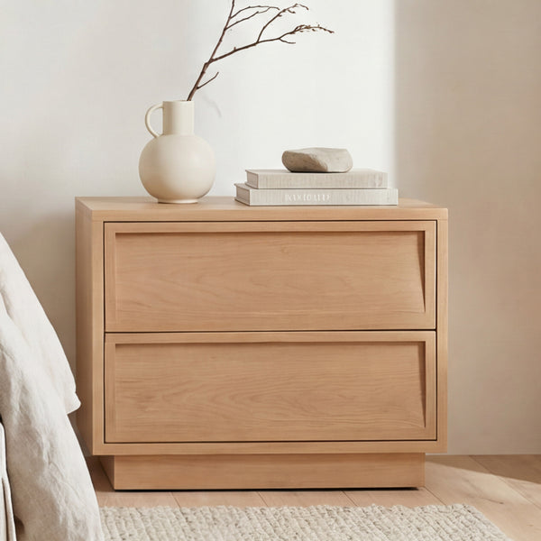 Moe's Hudson Nightstand in Natural Finish