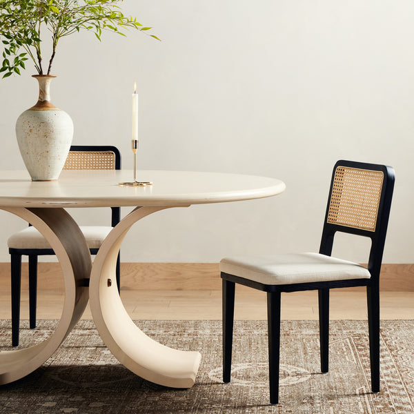 Veka Dining Chair In Savile Flax