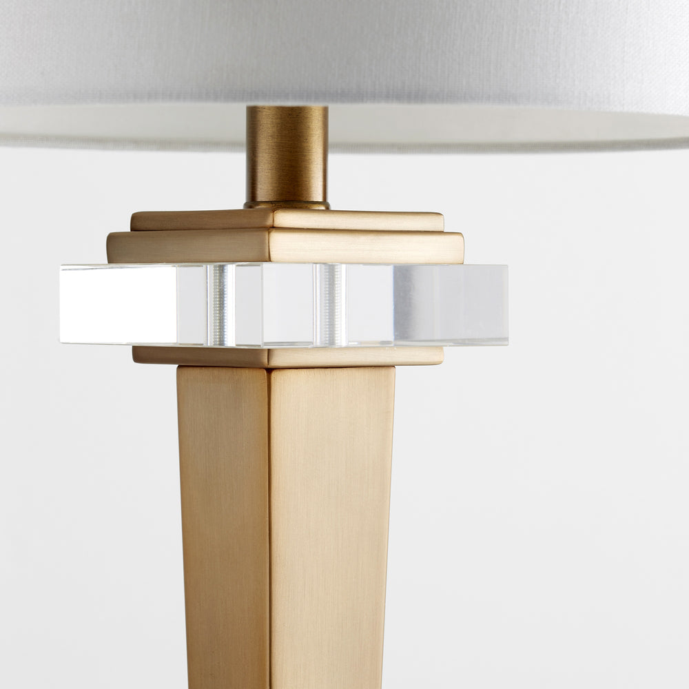 Statuette Table Lamp in Brass