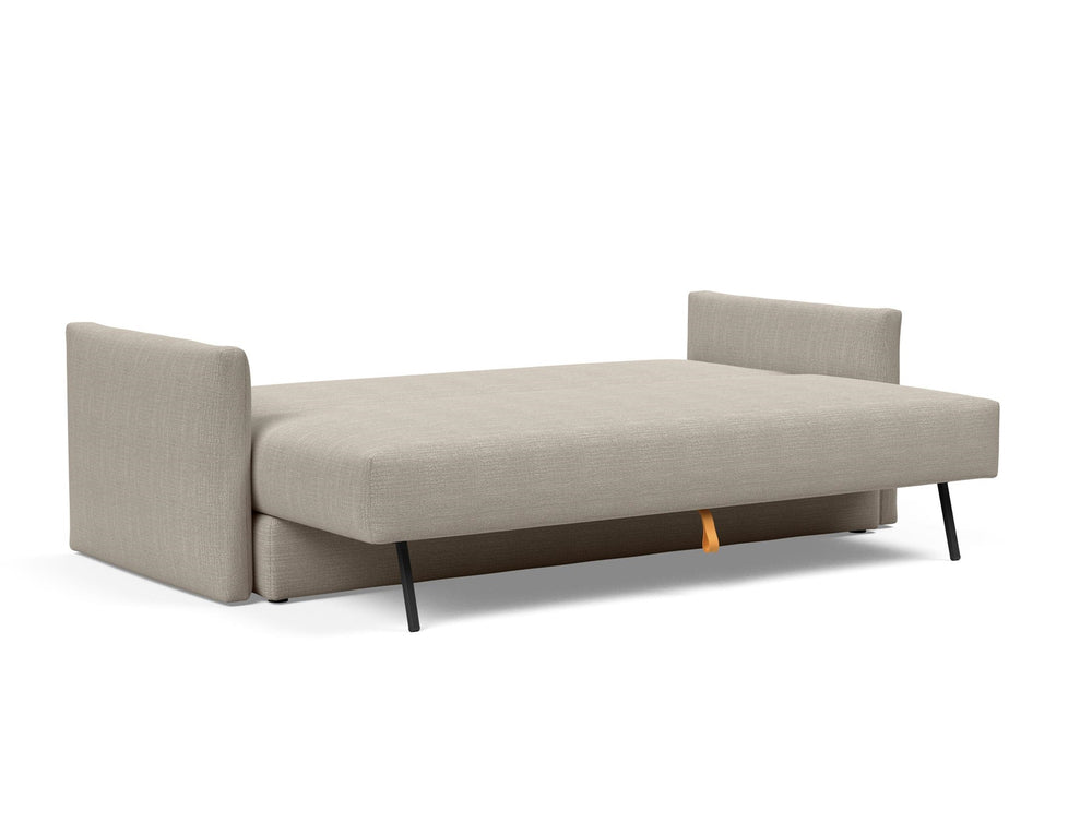 TRIPI QUEEN SLEEPER SOFA W/ARMS in KENYA GRAVEL FABRIC 579