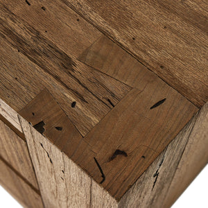 Abaso Nightstand in Rustic Wormwood Oak