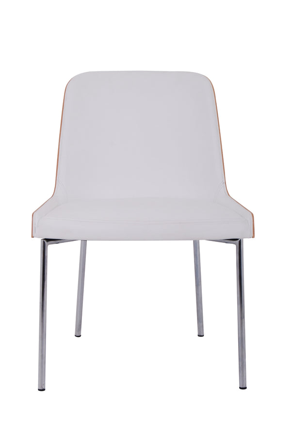hudson plywood/metal base in cream leather