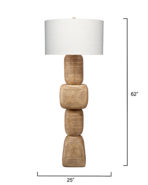 Totem Wood Floor Lamp