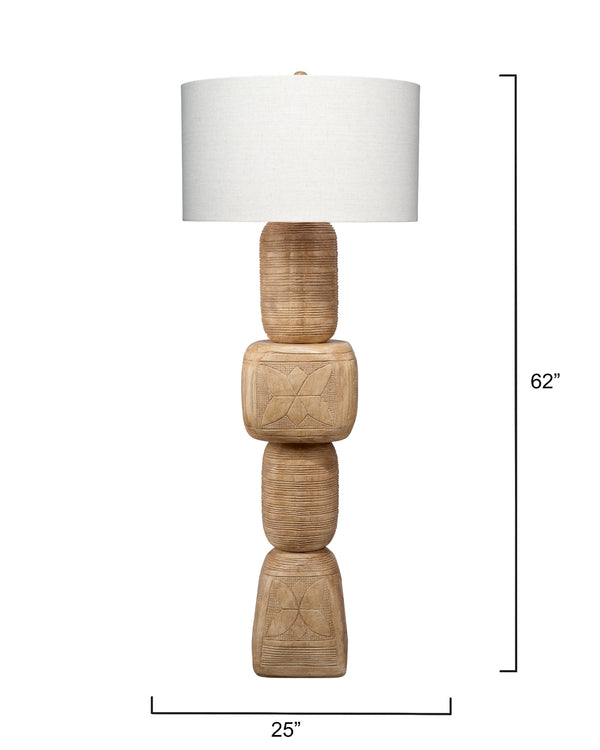Totem Wood Floor Lamp