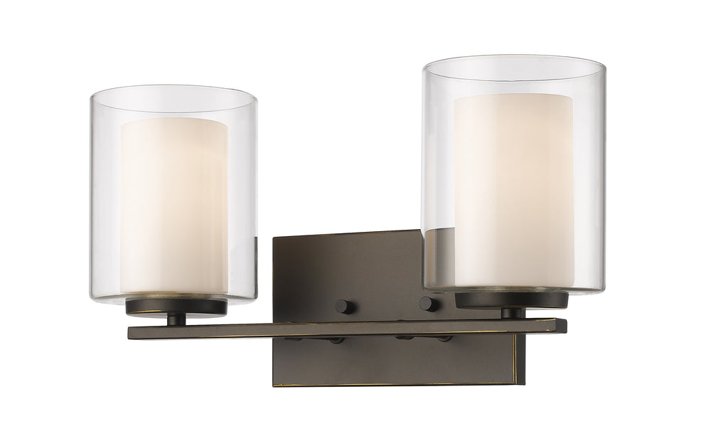 Willow 2 Light Vanity  in Olde Bronze Finish