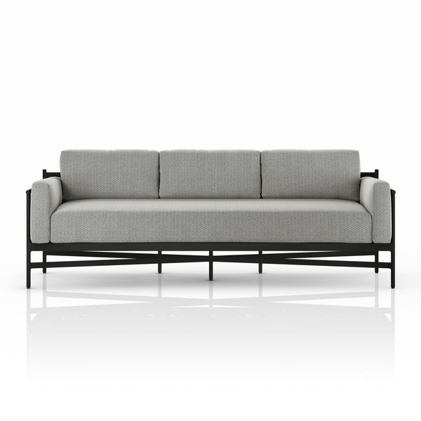 Hearst Outdoor Sofa 99" In Faye Ash