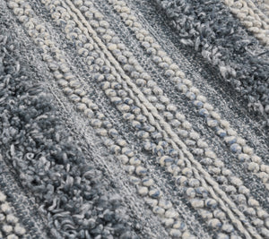 Handwoven Elko Rug - Blue Multi 8'x10' with Recycled Yarn