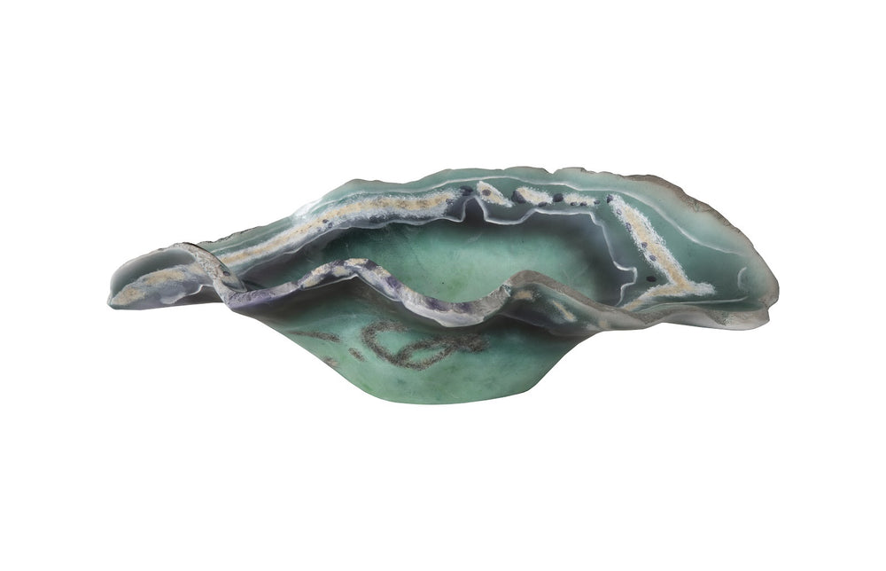 Cast Onyx Fluorite Bowl, Faux Finish, Smallall
