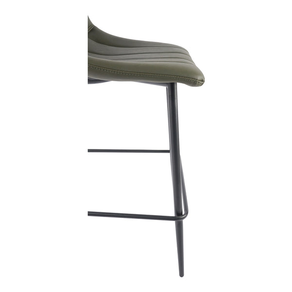 Moe's Alibi Counter Stool - Dark Green, Set of 2