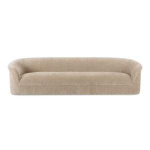 Moe's Thora Beige Velvet Sofa