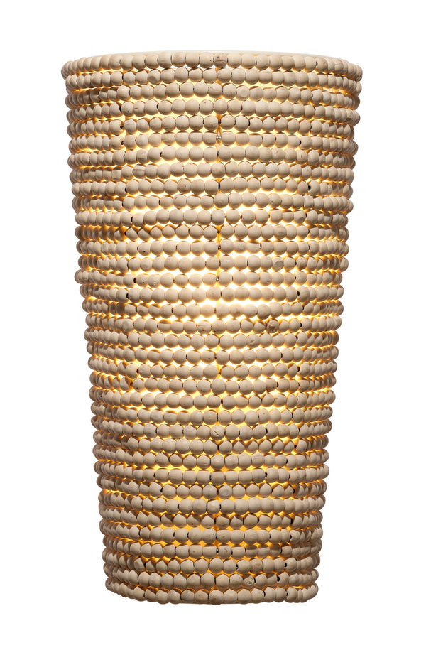  Seawall 1-Light Beaded Cone Wall Sconce