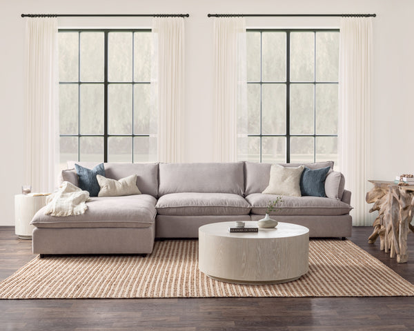 Caplan 4-Piece Modular Sectional in Elite-Gray