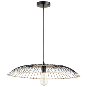 Parasol Pendant in Matte Black