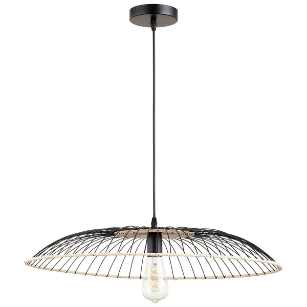 Parasol Pendant in Matte Black