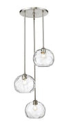Chloe 3 Light Pendant in Brushed Nickel Finish