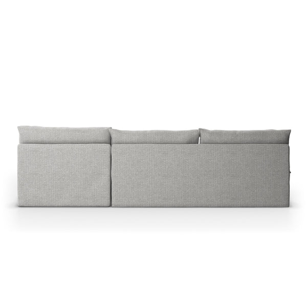 Grant Outdoor 2 Pc Sectional In Faye Ash