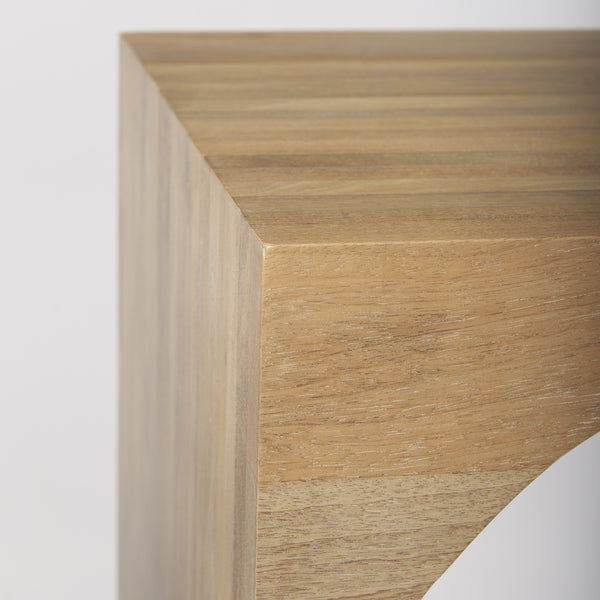 Chloe 20.0L x 20.0W x 24.0H Set of 2 Cottage Wood Nesting Accent Tables