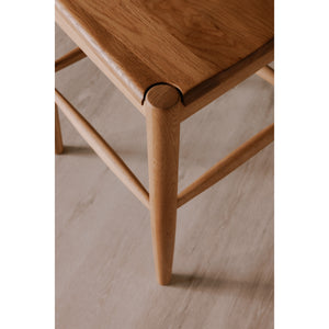 Moe's Owing Counter Stool in Natural Oak