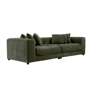 Moe's Davie Sofa in Olive Chenille