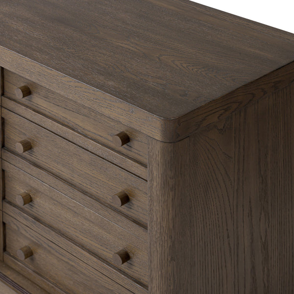 Miko Media Console - Fawn Oak Veneer