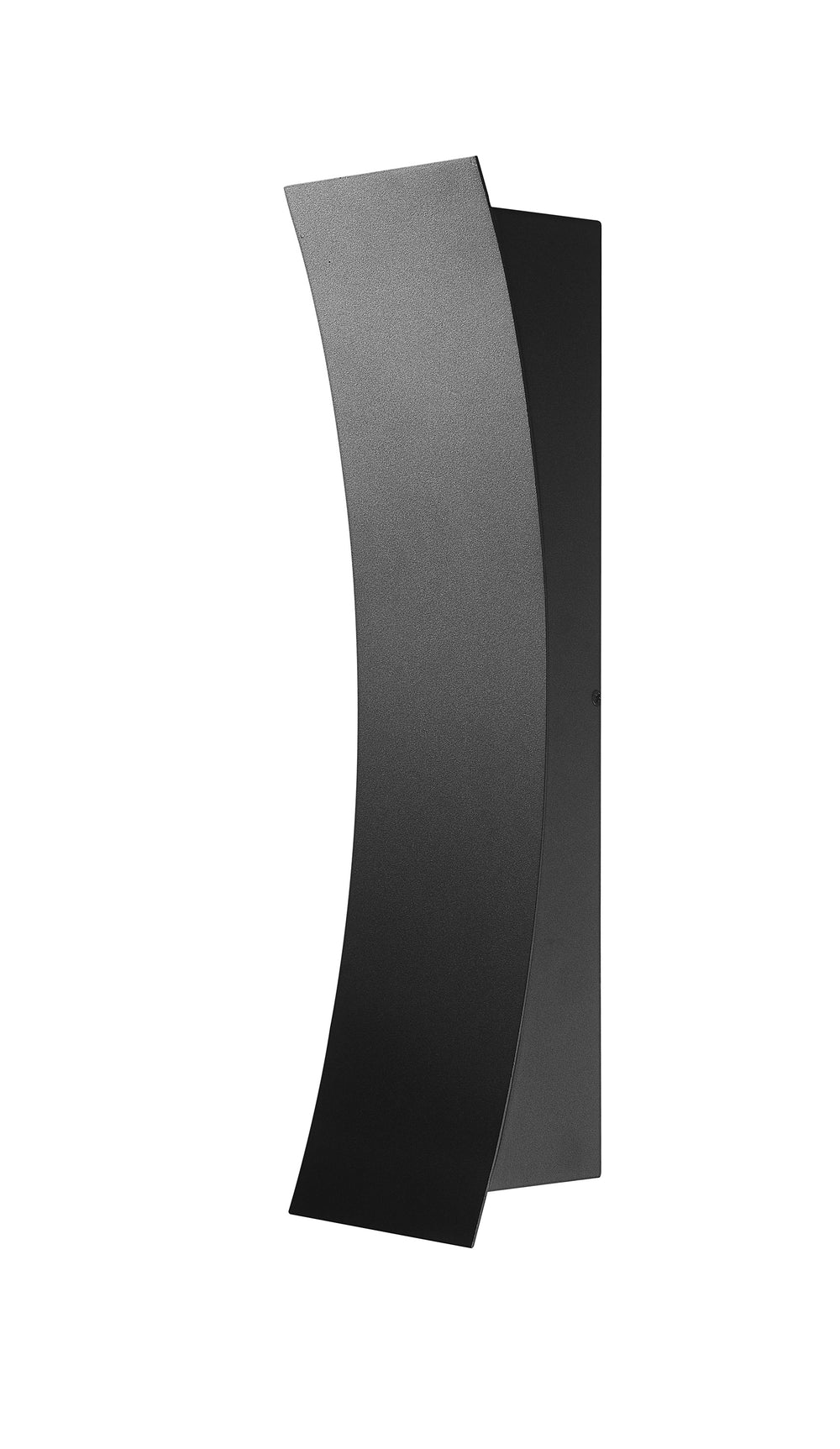 Landrum 2 Light Outdoor Wall Sconce in Black Finish