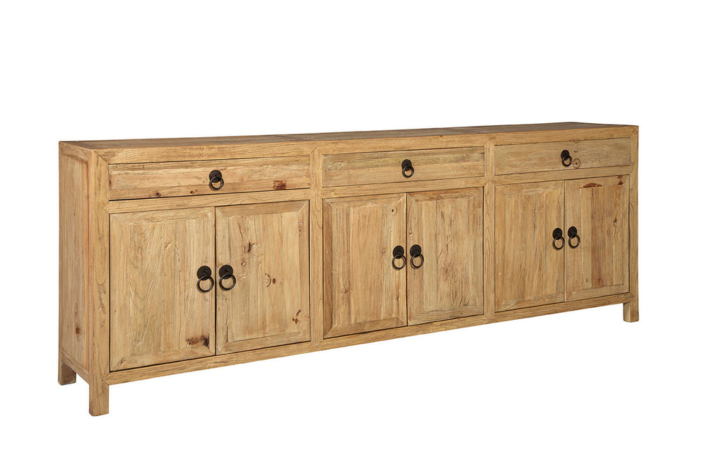 Large Old Elm Sideboard