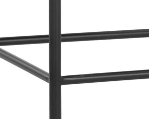 Seneca Counter Stool - Black - Polo Club Stone