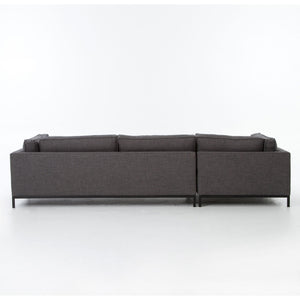 GRAMMERCY 2-PIECE CHAISE SECTIONAL- BENNETT CHARCOAL
